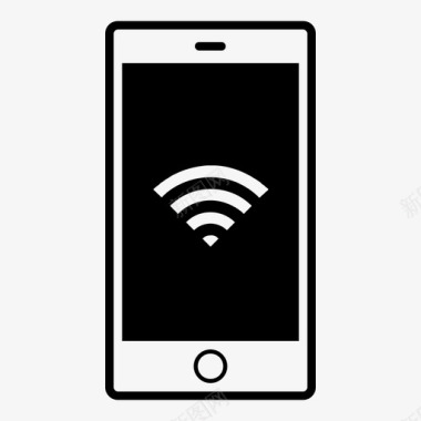 移动wifi智能手机信号图标图标