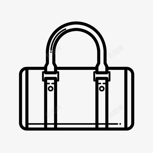 行李袋钱包袋子图标svg_新图网 https://ixintu.com 包 夏季必需品 工具 旅行 行李袋 袋子 装备 配件 钱包