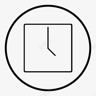 平方钟一分钟的时间图标图标