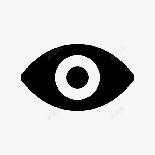 眼睛科技材料图标svg_新图网 https://ixintu.com 眼睛 科技材料图标