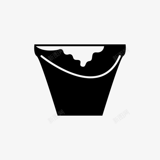 水桶艺术图标svg_新图网 https://ixintu.com 水桶 艺术