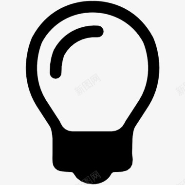 电灯泡创意热图标图标
