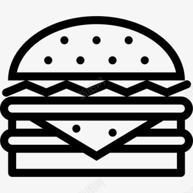 汉堡包食品饮料概要2图标图标