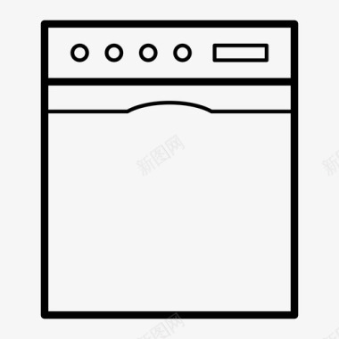 采购产品洗碗机厨房电器家用电器图标图标