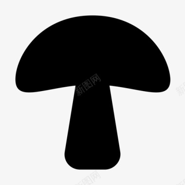 蘑菇蔬菜毒菌图标图标