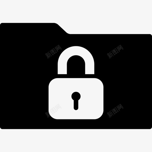 锁定文件夹接口符号businesspack图标svg_新图网 https://ixintu.com businesspack 锁定文件夹接口符号