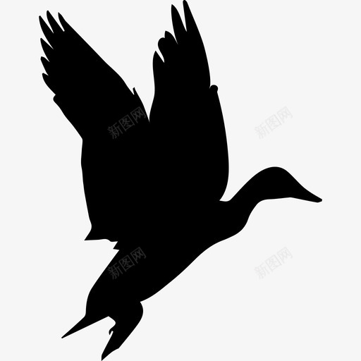 鸟类水禽形状动物动物王国图标svg_新图网 https://ixintu.com 动物 动物王国 鸟类水禽形状