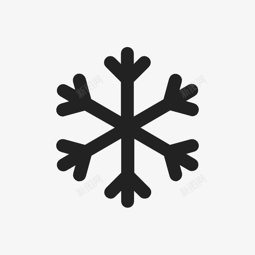 雪花雪堆雪图标svg_新图网 https://ixintu.com 冬天 冰 冰冻 寒冷 降雪 雨夹雪 雪 雪堆 雪花