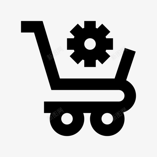 购物车市场和经济材料图标svg_新图网 https://ixintu.com 市场和经济材料图标 购物车