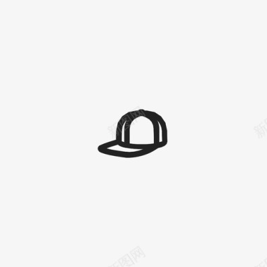 帽子棒球头罩图标图标