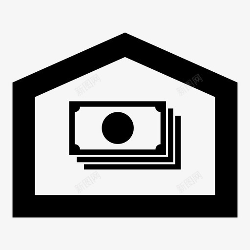 银行机构金融资金图标svg_新图网 https://ixintu.com 机构金融资金 银行