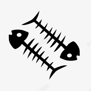 鱼刺猫粮死的图标图标
