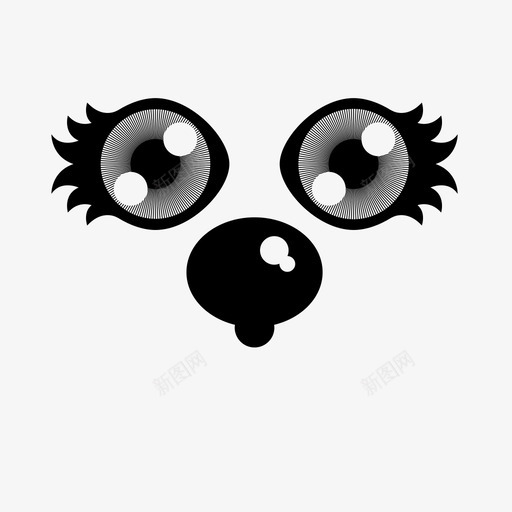 动物脸鼻子想象图标svg_新图网 https://ixintu.com 动物脸 卡通 图像 想象 照片 狗 绘画 野兽 鼻子