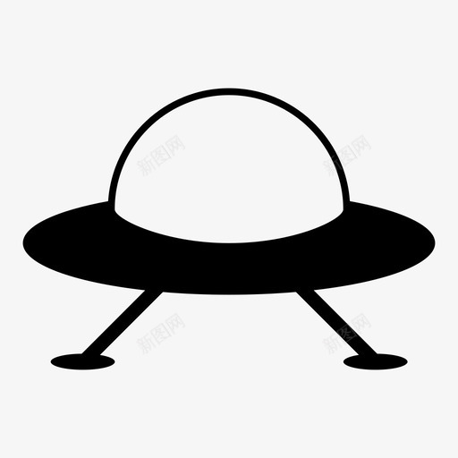 着陆的不明飞行物外星人帽子图标svg_新图网 https://ixintu.com 图像 外星人 太空 宇宙飞船 帽子 着陆的不明飞行物 飞碟