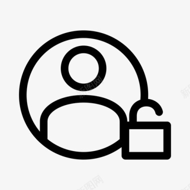 解锁用户密码解锁用户配置文件图标图标