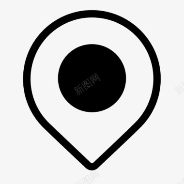 地图图钉位置地点图标图标