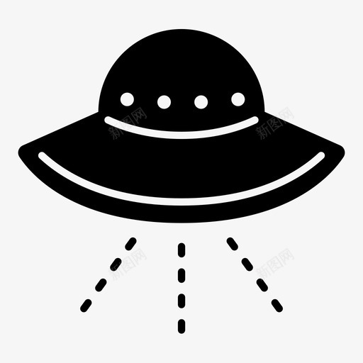 外星人绑架度假飞碟图标svg_新图网 https://ixintu.com 外星人绑架 太空船 带走 度假 探测器 绑架 飞碟