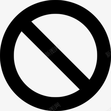禁止阻止非法图标图标