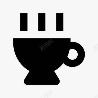 茶杯潮水最新科技图标图标