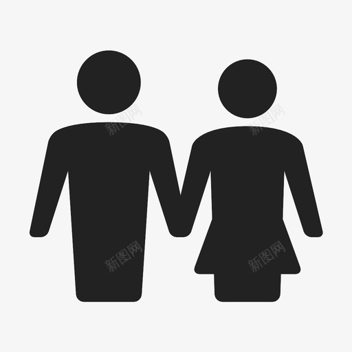 关系人婚姻图标svg_新图网 https://ixintu.com 亲和力 亲属 人 关系 婚姻 爱情 相似性 联系