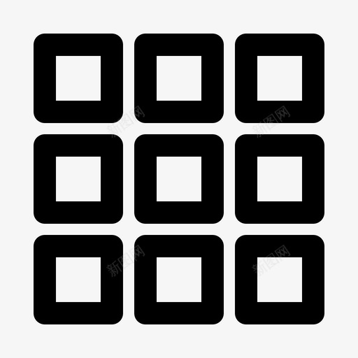 网格潮汐浪涌图标svg_新图网 https://ixintu.com gui gui基础知识 伤口 应用程序 按钮 振荡 最新技术 浪涌 潮汐 界面 网格 软件