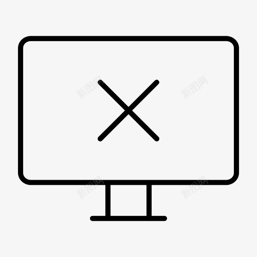 拒绝监视器无法访问未查看项目图标svg_新图网 https://ixintu.com led监视器 个人计算机 十字标记 屏幕通知 拒绝监视器 无法查看 无法访问 显示 未查看项目 腐蚀文件 设备精简 锁定文件