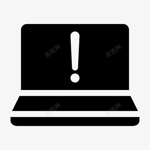 笔记本警告1笔记本电脑屏幕图标svg_新图网 https://ixintu.com 1 macbook minipc 上网本 笔记本电脑屏幕 笔记本警告 警告标志