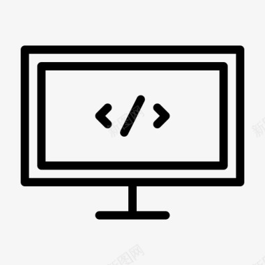 编程网页框架软件创作图标图标