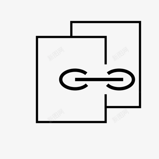 链接页面ui图标svg_新图网 https://ixintu.com ui图标 链接页面