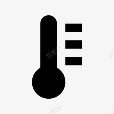 温度计摄氏度烹饪图标图标