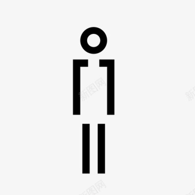 男人厕所儿子图标图标