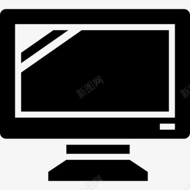 用于电视或电脑家居用品的电子可视化监控工具图标图标