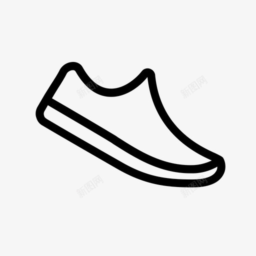 跑步鞋子户外运动图标svg_新图网 https://ixintu.com 健康项目 健身 户外运动 跑步 运动 速度 锻炼 鞋子