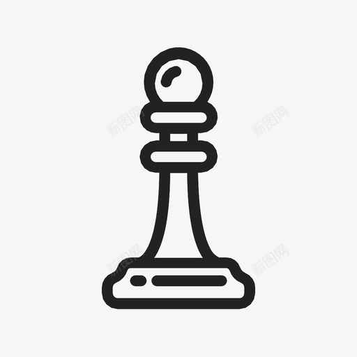 棋子棋盘游戏图标svg_新图网 https://ixintu.com 棋子 棋盘 游戏 移动 策略