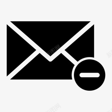 删除电子邮件垃圾箱回收站图标图标