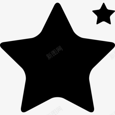 星星形状大小形状经院哲学图标图标
