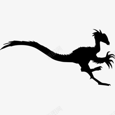 冠龙恐龙外形长尾动物界图标图标