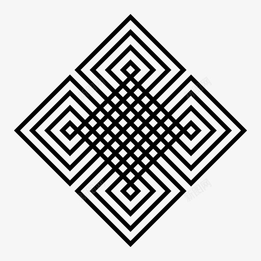 正方形绘画图标svg_新图网 https://ixintu.com 几何形状 对角线 条纹 概念 模型 正方形 绘图 绘画 艺术 覆盖 设计
