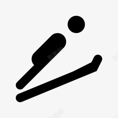 滑冰运动和游戏材料标图标图标