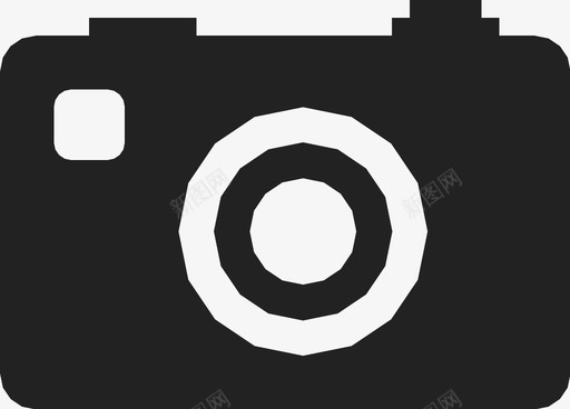 照相机徽章最新技术图标图标