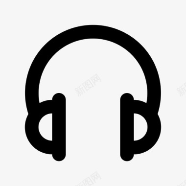 耳机音乐听力图标图标
