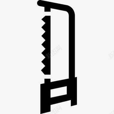 垂直位置锯工具工具和器具建筑行业图标图标