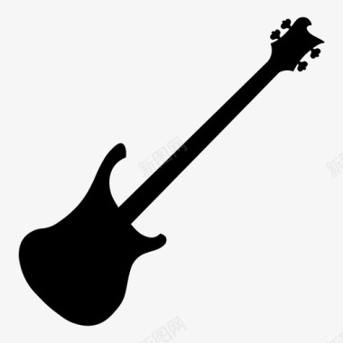 贝司吉他低音吉他摇滚明星图标图标