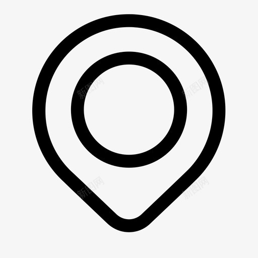 地图销地点位置图标svg_新图网 https://ixintu.com 位置 地图销 地点 地理位置 指示 标签 行程 驱动器