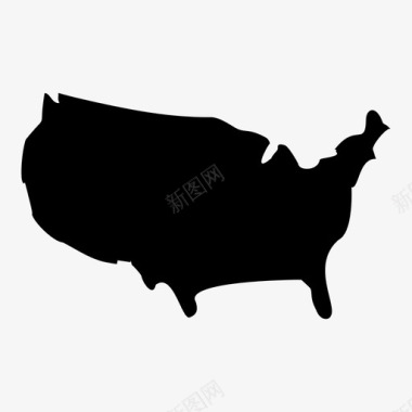 北美美国美利坚合众国图标图标