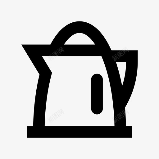 电水壶茶壶插头图标svg_新图网 https://ixintu.com 厨具材料图标 厨房电器 插头 无绳水壶 暖气 水 热水 煮沸 电器 电水壶 茶壶