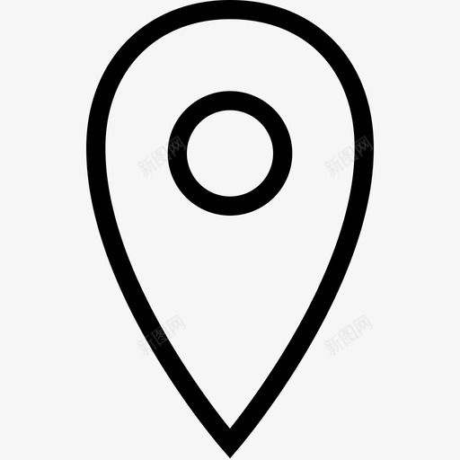 地图标识搜索路线svg_新图网 https://ixintu.com 位置 地图标识 地理标签 搜索 旅行 目的地 路线