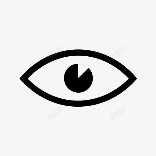 眼睛可见性观察者图标svg_新图网 https://ixintu.com 发现 可见性 搜索 看 眼睛 睁开眼睛 观察 观察者