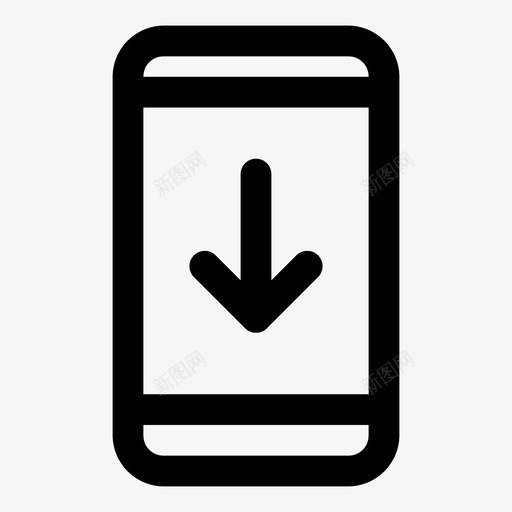 智能手机技术屏幕通知图标svg_新图网 https://ixintu.com 下载智能手机 互联网 在线 小工具 屏幕通知 手机 技术 电源 电脑 触摸屏
