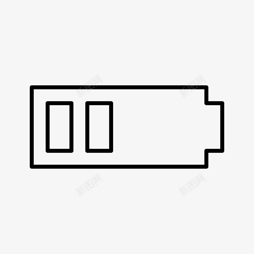 电池一半软件不图标svg_新图网 https://ixintu.com 不 保持 出售 图形用户界面 图形用户界面基础 应用程序 按钮 电池一半 粗体 软件 金色